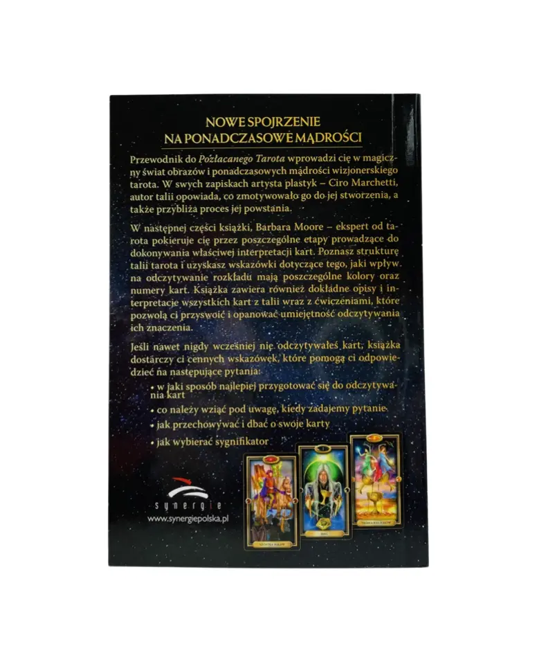 Książka ezoteryczna POZŁACANY TAROT